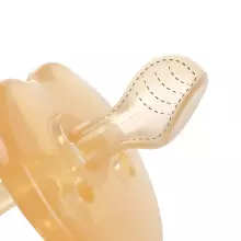Haakaa Silicone Dummy  Art.TPS031 Amber Анатомическая/ортодонтическая Пустышка из 100% натурального каучука 3+мес,1 шт