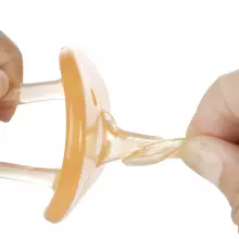 Haakaa Silicone Dummy  Art.TPS031 Amber Анатомическая/ортодонтическая Пустышка из 100% натурального каучука 3+мес,1 шт
