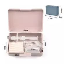 Haakaa Infant Oral Care Kit Art.BHK024-BH Blush Pirmo zobiņu un mutes higiēnas komplekts