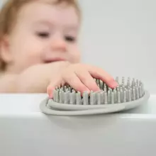 Haakaa Silicone Shampoo Brush Art.SGE050-SB Steel Blue Silicone Shampoo Brush