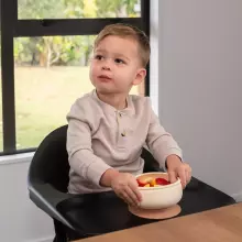 Haakaa Silicone Mushroom Bowl/Cutlery Set Art.UTE100-T Silikona bļodiņa ar piesūcekni un karote ar dakšiņu