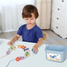 Деревянный набор морских игрушек TOOKY TOY Балансирующая башня Рыболовные фигурки 23 элемента