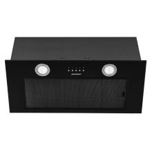 Zem skapja virtuves nosūcējs 60 cm melns BE-50