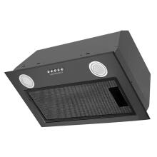 Zem skapja virtuves nosūcējs 52 cm melns BE-50