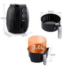 Eļļas brīvais frī gatavotājs Air fryer 3.6l Berdsen BD-650