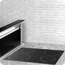 Kitchen countertop okap 90cm black BT-290