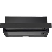 Kitchen telescopic hood 50cm black BT-238