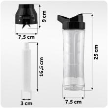 Pudeļu trauks blenderim 600 ml + dzesēšanas ieliktnis BD-755 Berdsen