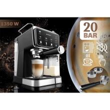 Кофемашина с портафильтром и вспенивателем молока 20 бар Berdsen BD-773 черная