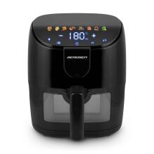 Фритюрница без масла Air fryer 4l Berdsen 1500W BD-658 черная