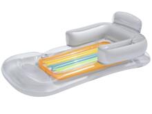 Надувной матрас, кресло, шезлонг 161 x 84 см Bestway 43028 серебристый