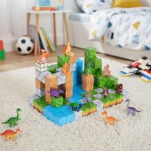 Eco Toys Magnetic Building Blocks Art.HC713653  Magnētiskie Konstrukcijas Bloki 3D Kubi Izglītojošais Komplekts 114 gab.