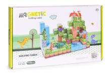 Eco Toys Magnetic Building Blocks Art.HC713653  Magnētiskie Konstrukcijas Bloki 3D Kubi Izglītojošais Komplekts 114 gab.