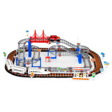 Eco Toys Electric Railway Art.HC518969 Dzelceļš ar skaņas un mūzikas efektiem