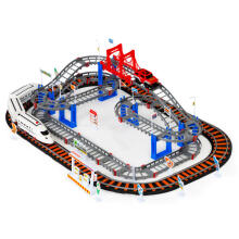 Eco Toys Electric Railway Art.HC518969 Dzelceļš ar skaņas un mūzikas efektiem