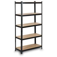 Металлическая стеллаж для хранения 150 x 75 x 30 см Humberg HR-811 черный