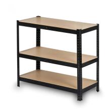 Metāla noliktavas plaukts 180 x 90 x 40 cm Humberg HR-813 melns