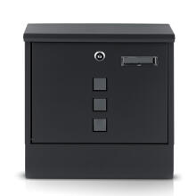 Почтовый ящик 34x30.5x10 см антрацит HM-861
