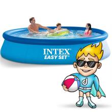 Надувной бассейн 366 x 76 см 2в1 INTEX 28130