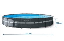 Intex 26340 20-in-1 Frame Pool 732 x 132 cm
