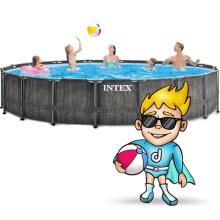 Frame Pool 549 x 122 cm 21w1 INTEX 26744 + Free Scooter