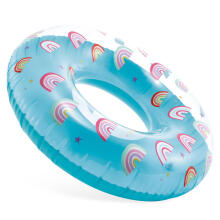 Varavīksnes peldēšanas riņķis 81 cm INTEX 59259