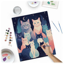 Painting by Numbers Image 40x50 cm Massido Cats
