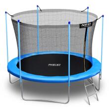 8ft/252cm Garden Trampoline with Internal Net and Ladder Neo-Sport