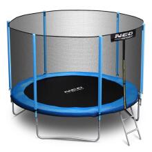 10ft/312cm Garden Trampoline with External Net and Ladder Neo-Sport