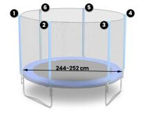 External net for trampolines 183cm 6ft Neo-Sport