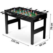 Настольный футбол Neosport 118x61x79 см NS-805 черный