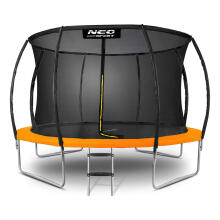 Shaped Garden Trampoline 12ft/374cm with Internal Net Neo-Sport