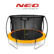 Shaped Garden Trampoline 12ft/374cm with Internal Net Neo-Sport