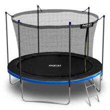 10ft/312cm Dārza Trampolīns ar Iekšējo Tīklu un Kāpņu Neo-Sport