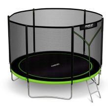 8ft/252cm Garden Trampoline with External Net and Ladder Neo-Sport