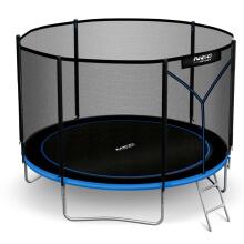 8ft/252cm Garden Trampoline with External Net and Ladder Neo-Sport