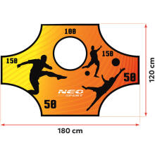 Mērķa tīkls Neo-Sport 180 x 120 cm