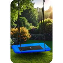 Stārķa ligzda taisnstūra šūpoles Neo-Sport Swingo 110 x 70 cm
