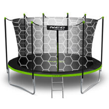 15ft/465cm Garden Trampoline with Inner Net and Ladder Neo-Sport