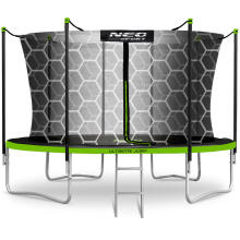 15ft/465cm Garden Trampoline with Inner Net and Ladder Neo-Sport
