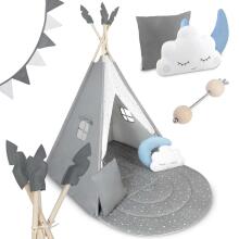 Bērnu tipi telts NK-406 Nukido - Pelēka