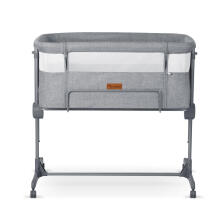 NK-243 Gray Co-Sleeping Crib