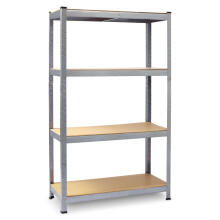Металлическая полка для хранения, набор из 2 шт. 150 x 75 x 30 см Plonos PL-700