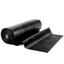 Dārza agro audums 1.6 m x 50 m 90 g/m2 + 50 mieti Plonos - melns