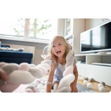 Ricokids gultiņas apvalks 3m - Rozā-pelēks