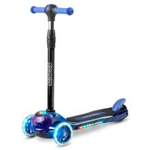 Ricokids Piko trīsriteņu skūteris - melns un zils