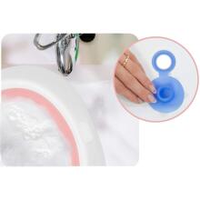 Baby bathtub with thermometer RK-282 white-pink