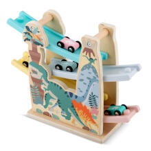 Деревянная игрушка-горка с машинками RK-867 Ricokids