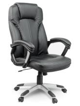Sofotel EG-222 Melna Ādas Biroja Krēsls