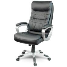 Sofotel EG-226 Melna Ādas Biroja Krēsls